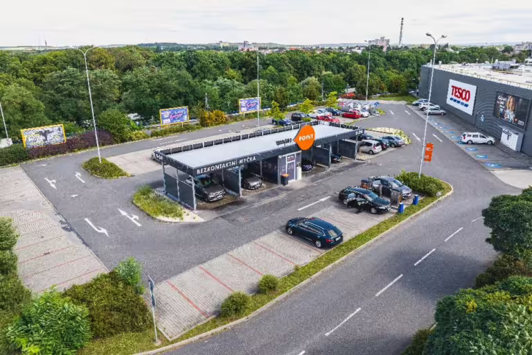 bezkontaktní automyčka